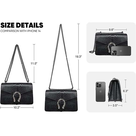 Faux Snakeskin Purse - Picture 12 of 12